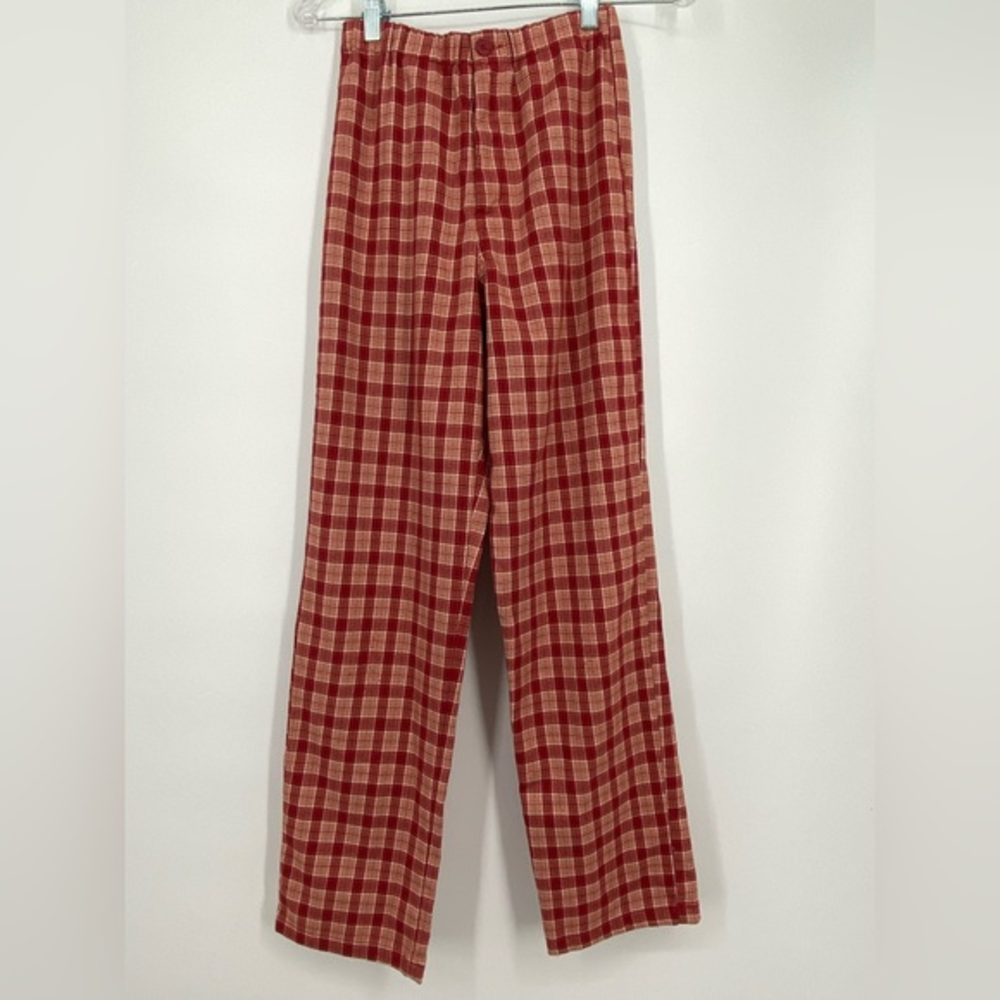 Brandy Melville, plaid pants, feels like soft flannel, one size